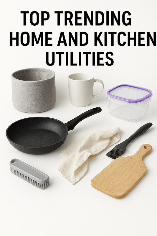 Best kitchen tools and home utilities for daily use – cookware, storage solutions.