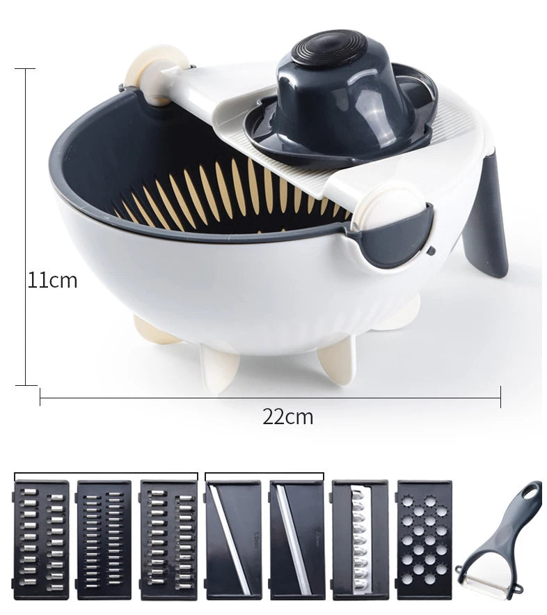 4 In 1 Vegetable Cutter- Multi-functional Handheld Electric Wireless Chopper - Check It