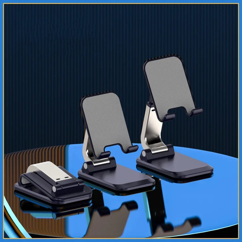Fold-able Metal Desktop Mobile Phone Stand For iPad iPhone 13 X Smartphone - Check It