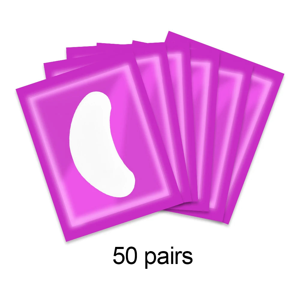 50 Pairs Eyelash Extension Patch Hydrogel Patches - Check It