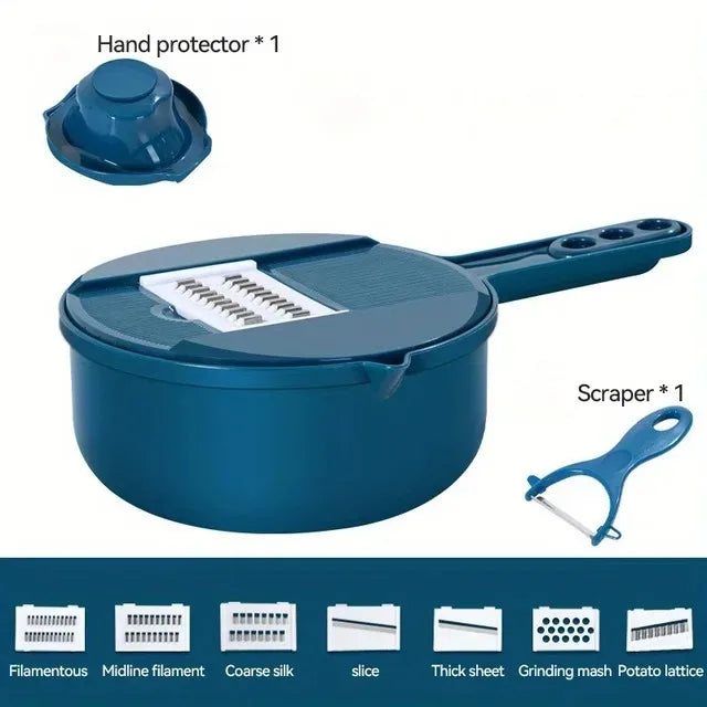 4 In 1 Vegetable Cutter- Multi-functional Handheld Electric Wireless Chopper - Check It