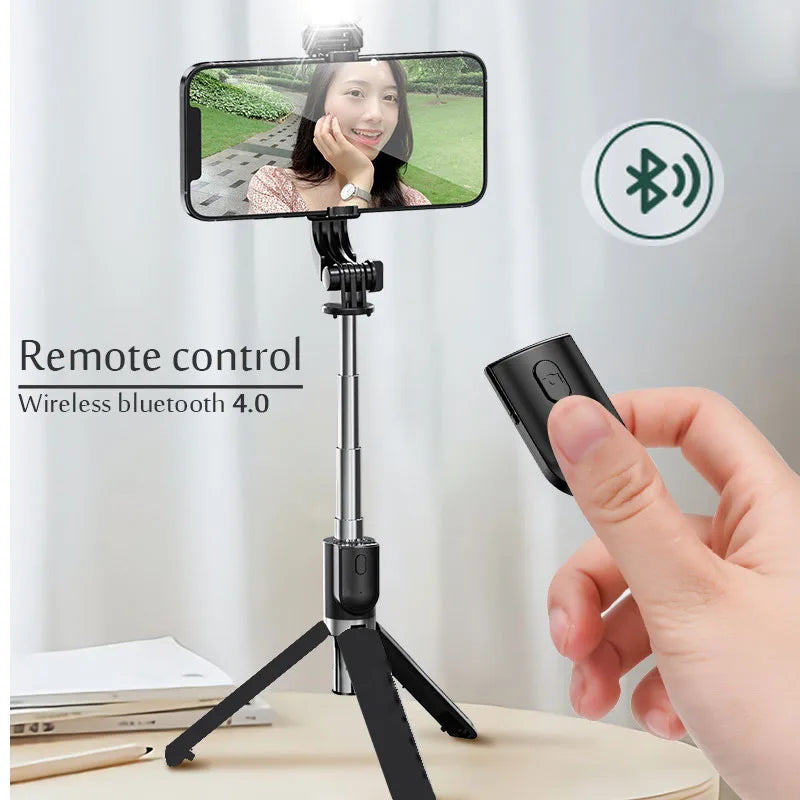 Portable Bluetooth Selfie Stick Retractable Multi-functional - Check It