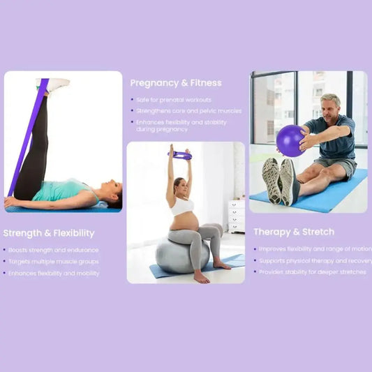 13 Pieces/Set Portable Pilates Equipment Kit - Check It