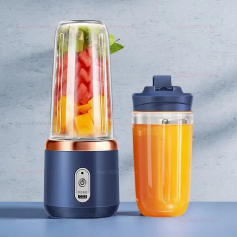 Multi-function 2 Cups Portable Fruit Juicer Blender- USB Charging Wireless Juice Extractor - Check It