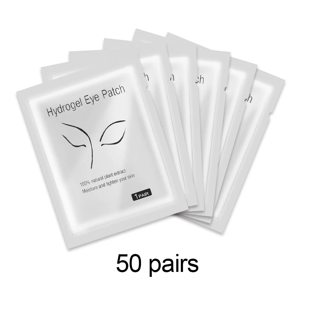 50 Pairs Eyelash Extension Patch Hydrogel Patches - Check It
