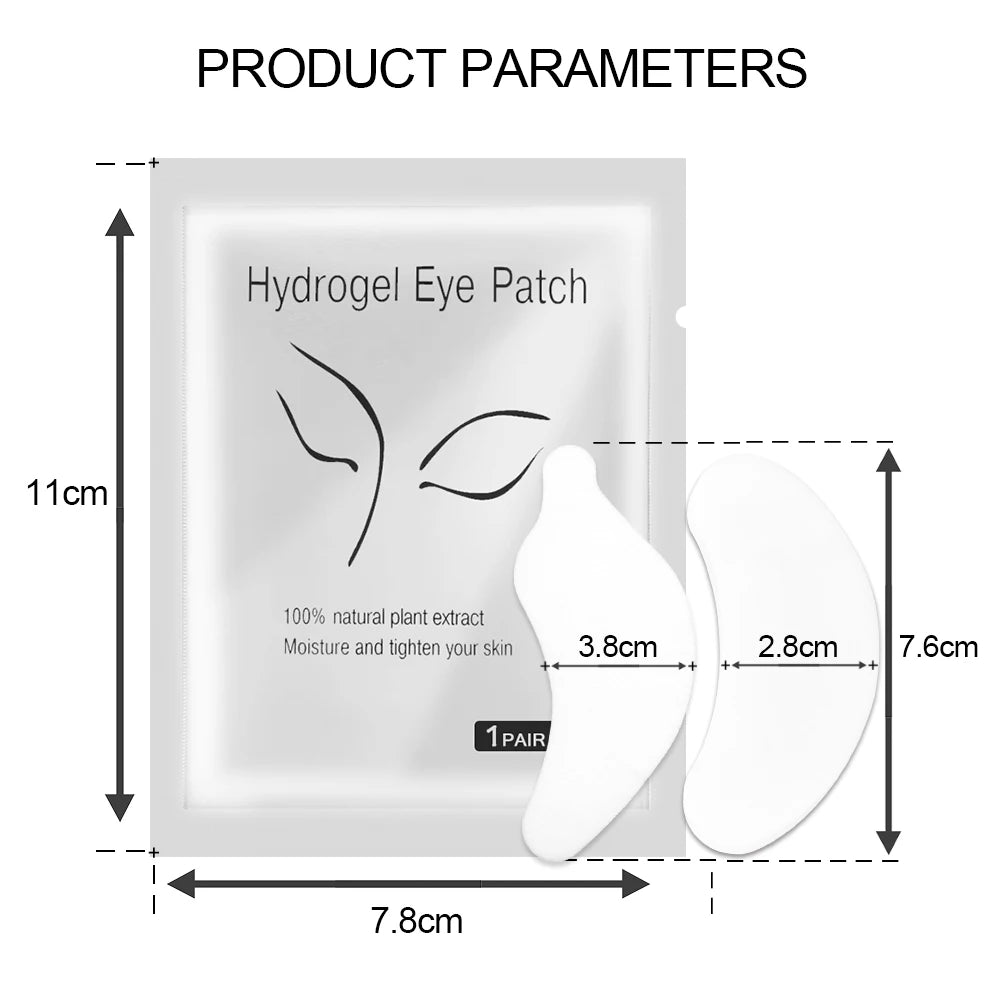 50 Pairs Eyelash Extension Patch Hydrogel Patches - Check It