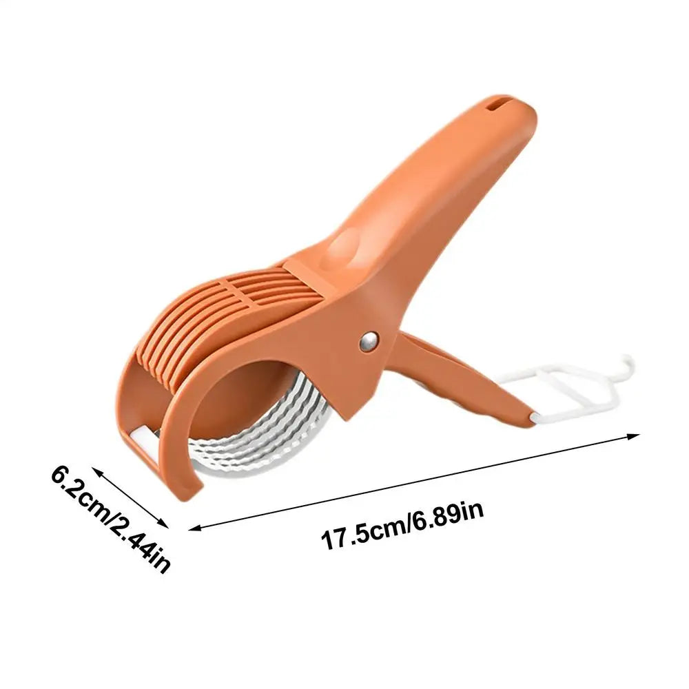 Salad Cutter Chopper Portable- Manual Fruit Slicer - Check It