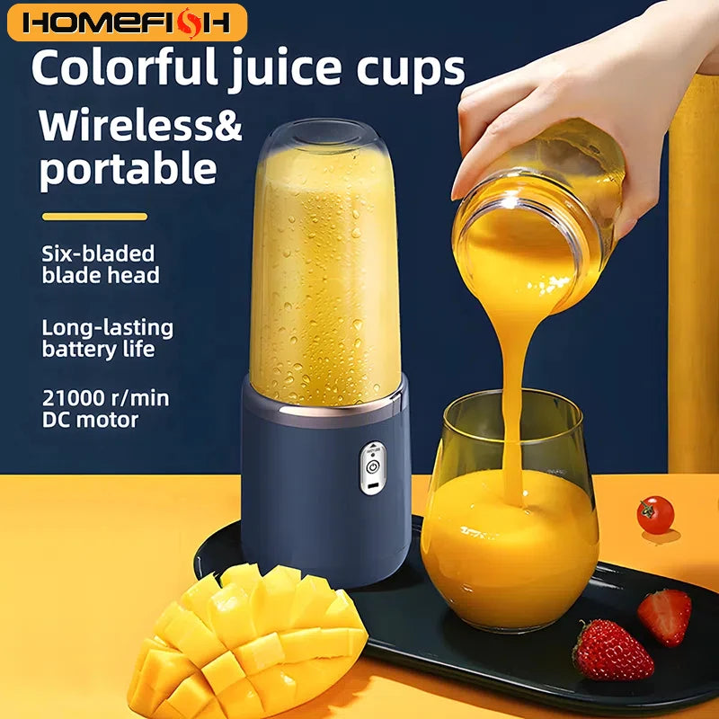 Portable Electric Juicer Blender- USB Charging- 400 ml - Check It