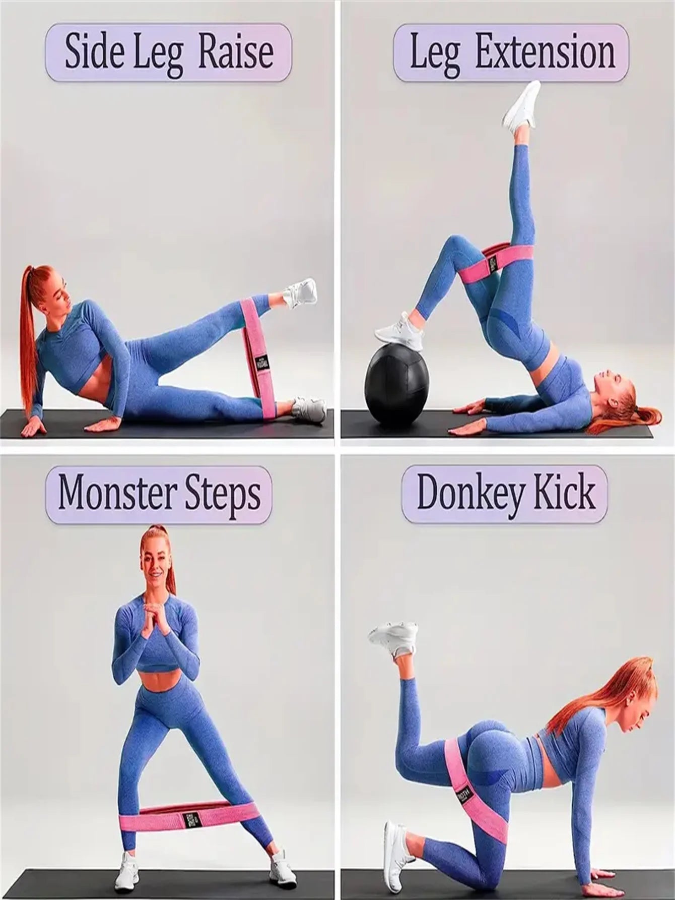 Pilates Yoga Elastic Resistance Bands - Check It
