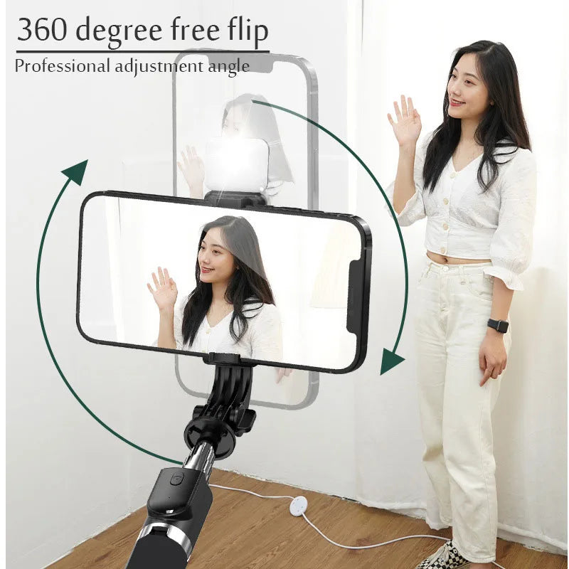 Portable Bluetooth Selfie Stick Retractable Multi-functional - Check It
