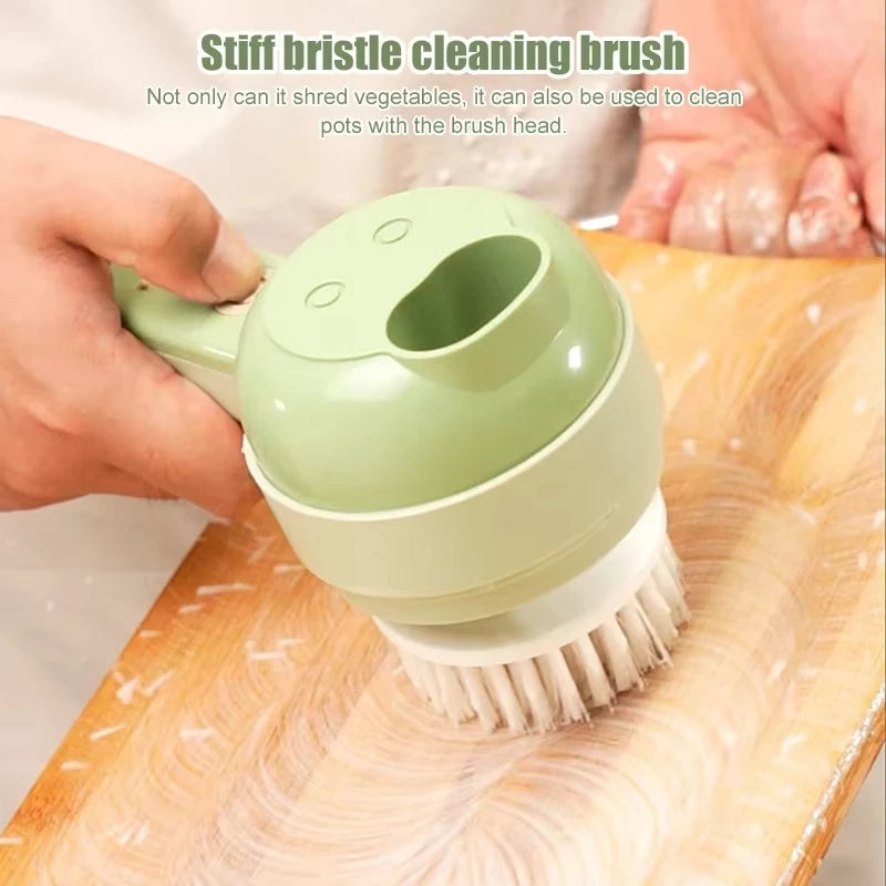 4 In 1 Vegetable Cutter- Multi-functional Handheld Electric Wireless Chopper - Check It