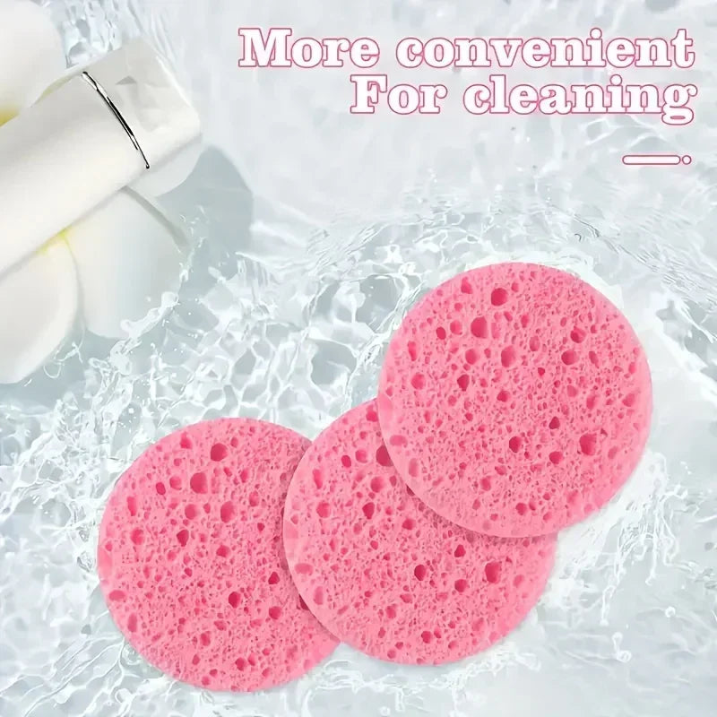Compressed Facial Sponge Cosmetic Hydrotherapy Sponge Suitable for Daily Cleansing - Check It