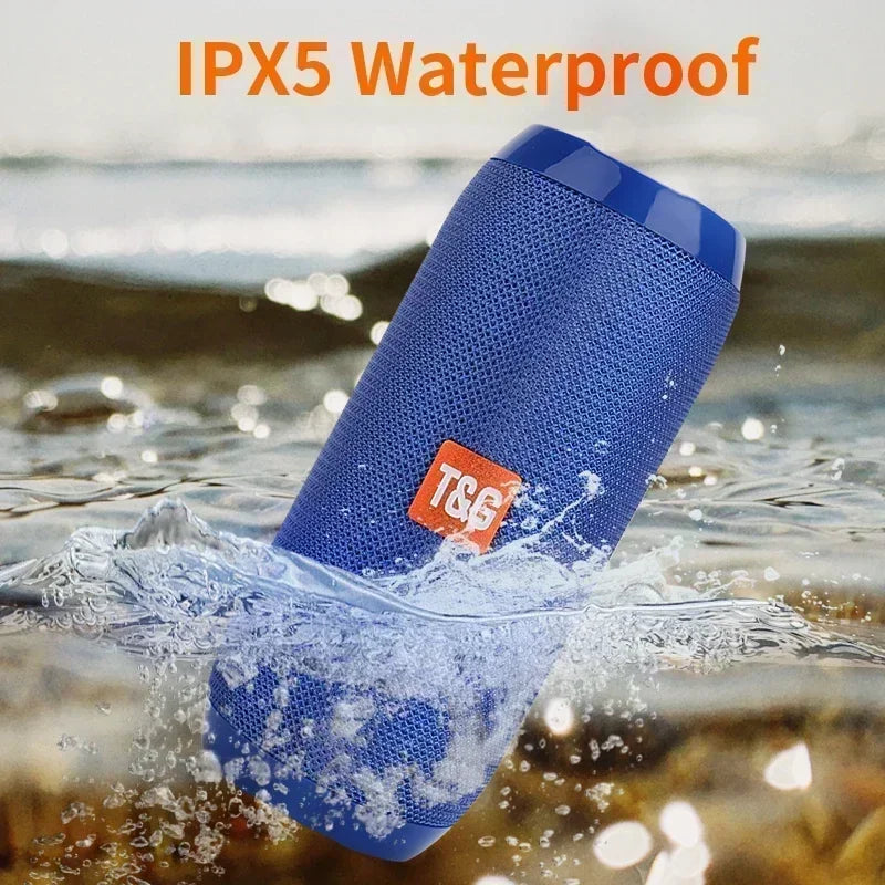Portable Speaker Wireless  Bluetooth-compatible Sub-woofer Outdoor Waterproof Loudspeaker Stereo Surround Support FM RadioTF - Check It