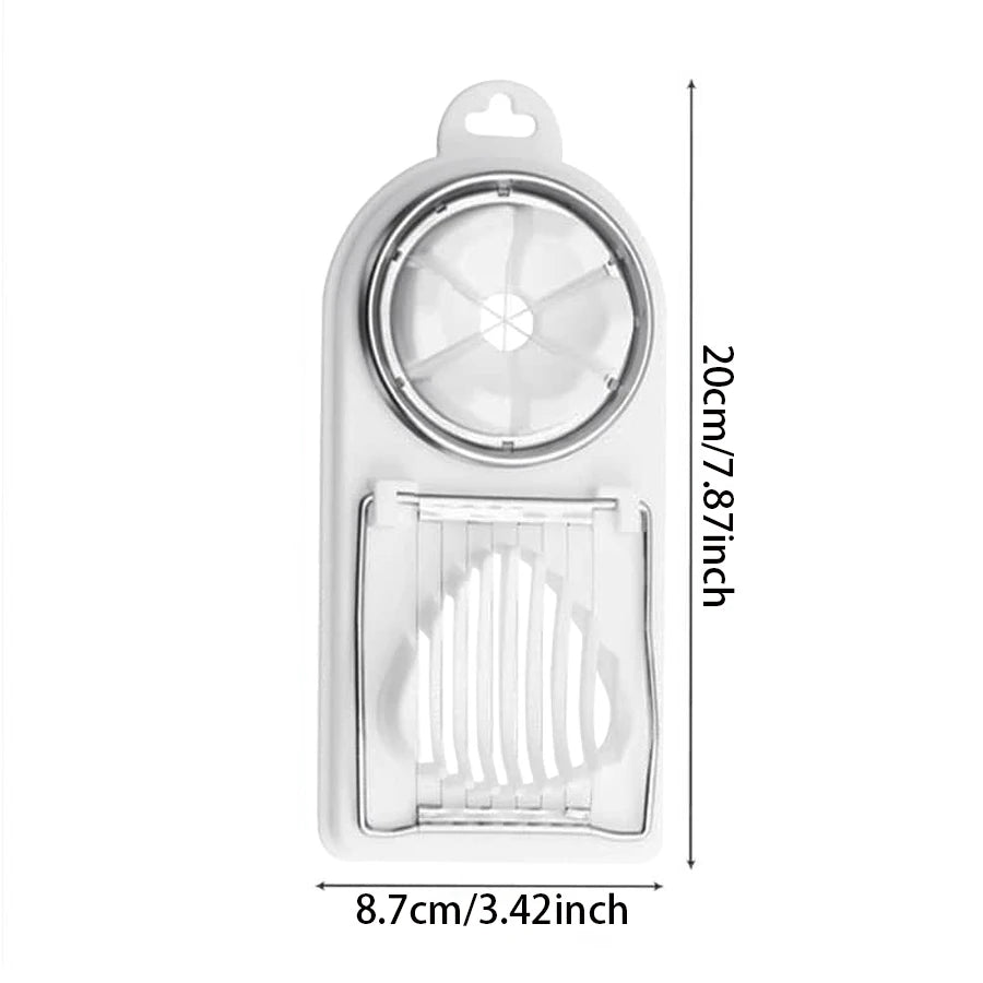 Multi-functional PP Base egg cutter 2-in-1 - Check It