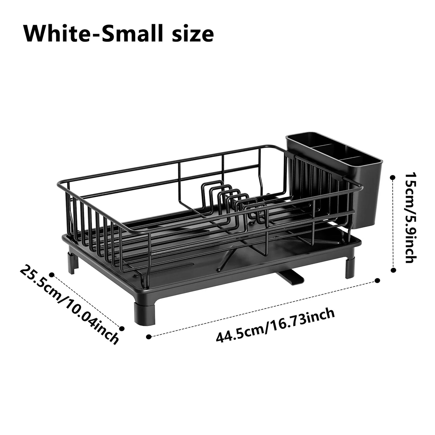 Space Saving Dish Drying Rack- Kitchen Counter-top Organiser- Automatic Drying Plate Storage Shelf for Home - Check It