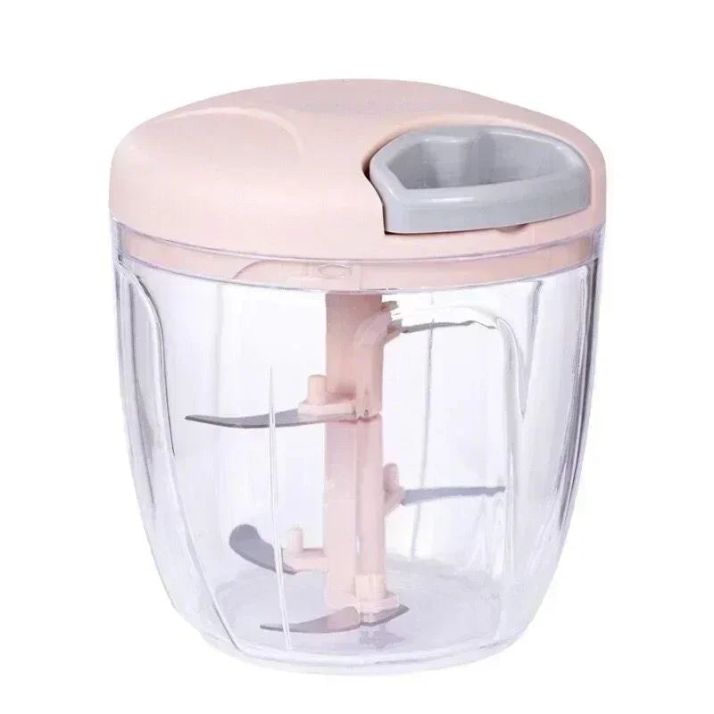 Kitchen Household Manual Garlic Press Multi-function Grinding Chopper - Check It