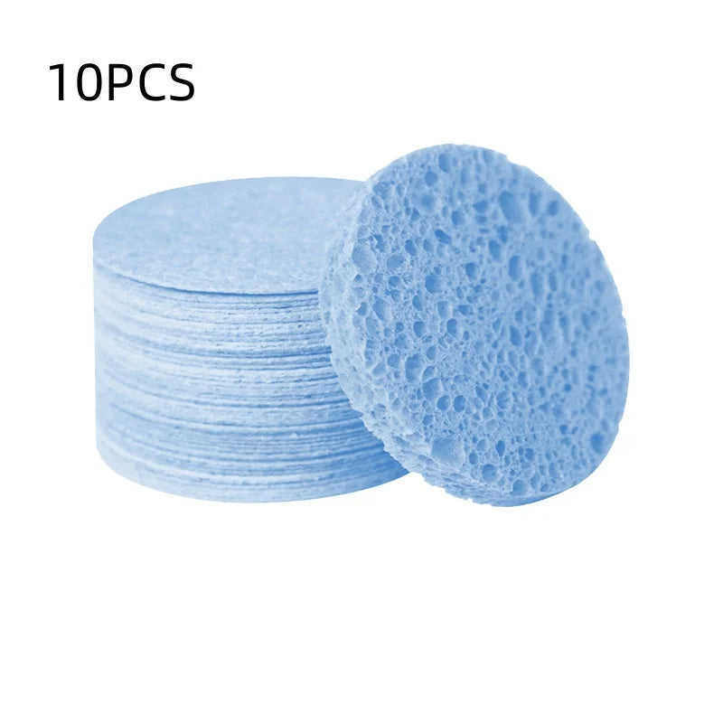 Compressed Facial Sponge Cosmetic Hydrotherapy Sponge Suitable for Daily Cleansing - Check It