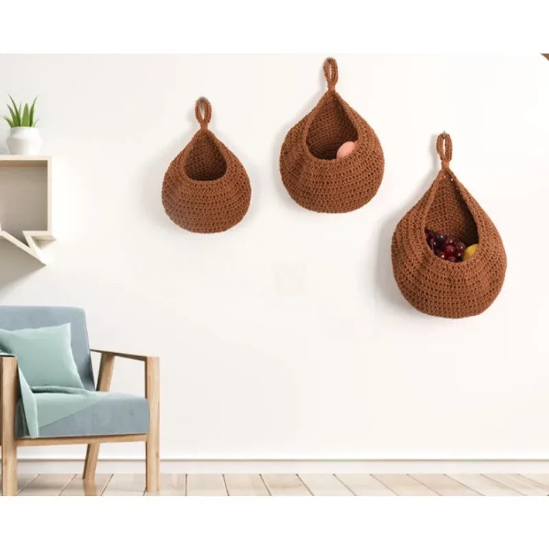 Macrame Baskets Boho Style Pack of 3 - Check It