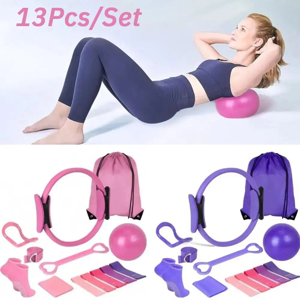 13 Pieces/Set Portable Pilates Equipment Kit - Check It