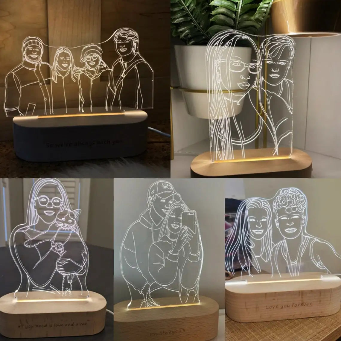 3D LED Night Light Gift - Check It