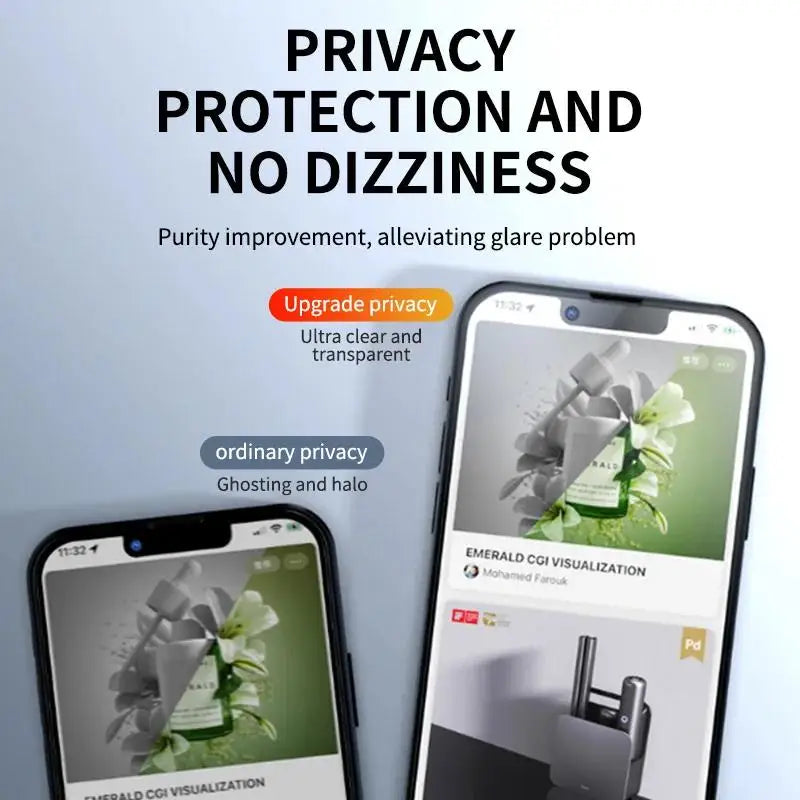 5 Pieces Full Cover Anti Spy Screen Protector for iPhone - Check It