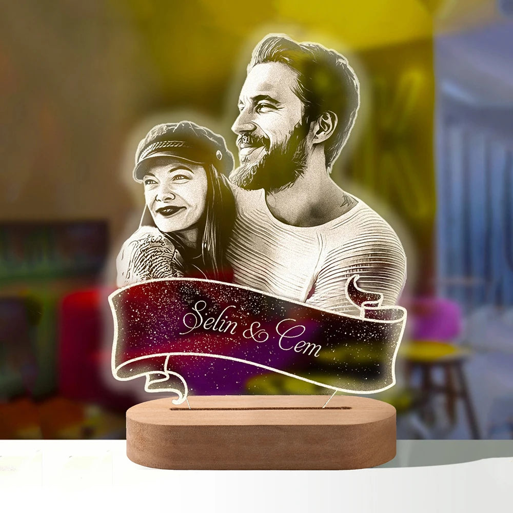 3D Night Light Gift- Customised - Check It