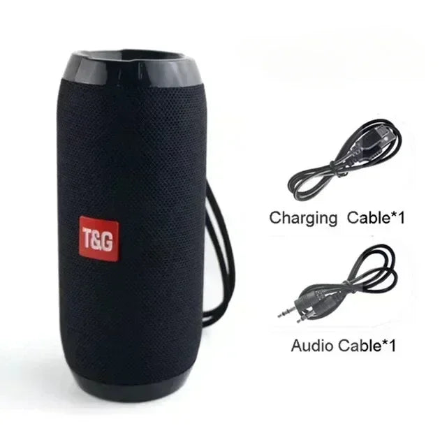 Portable Speaker Wireless  Bluetooth-compatible Sub-woofer Outdoor Waterproof Loudspeaker Stereo Surround Support FM RadioTF - Check It