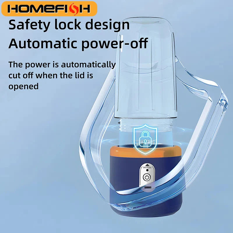 Portable Electric Juicer Blender- USB Charging- 400 ml - Check It