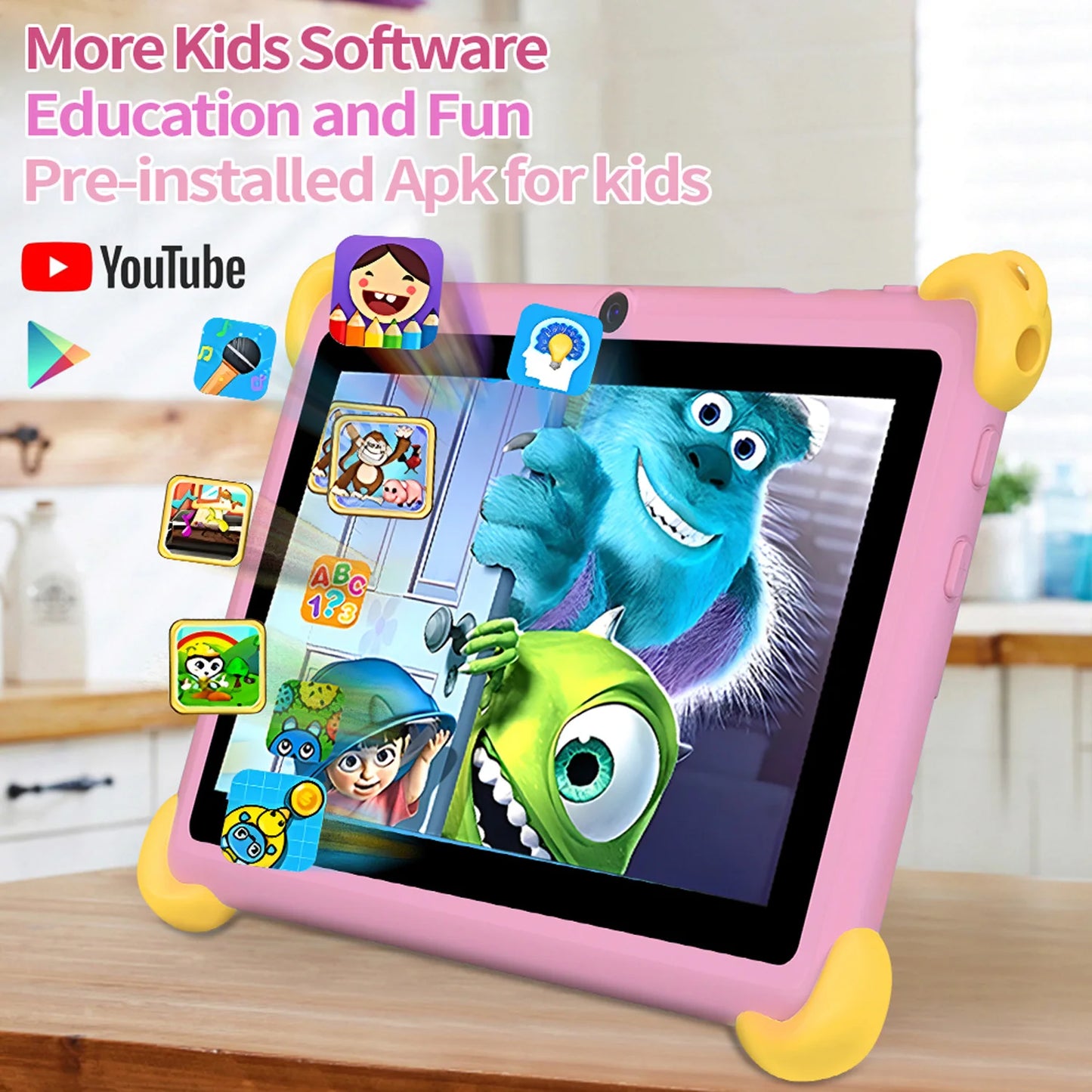 7 Inch 5G Kids' tablets Android Learning Games Pad For Kids - Check It