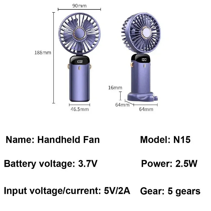 Handheld Mini Portable Fan - Check It