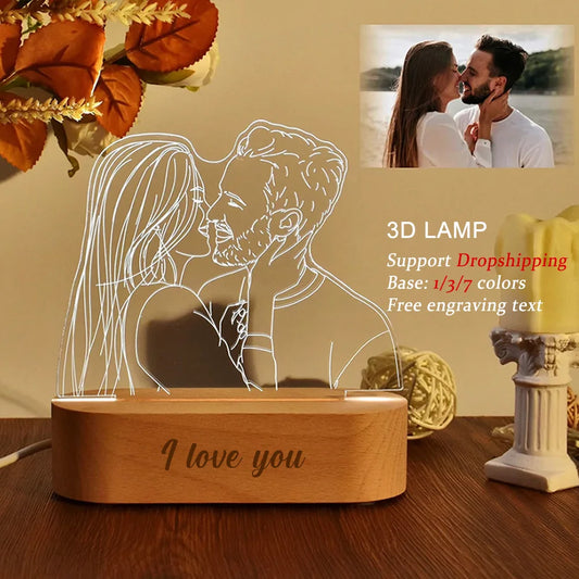 3D LED Night Light Gift - Check It