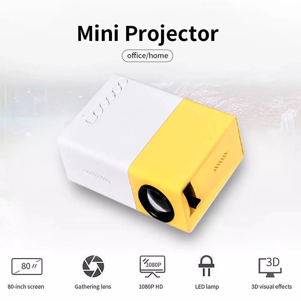YG300 Mini Projector Portable Projector Wifi Smart 1280 720P Full HD Office Home Theater Video Mini Projector Mobile Projection - Check It