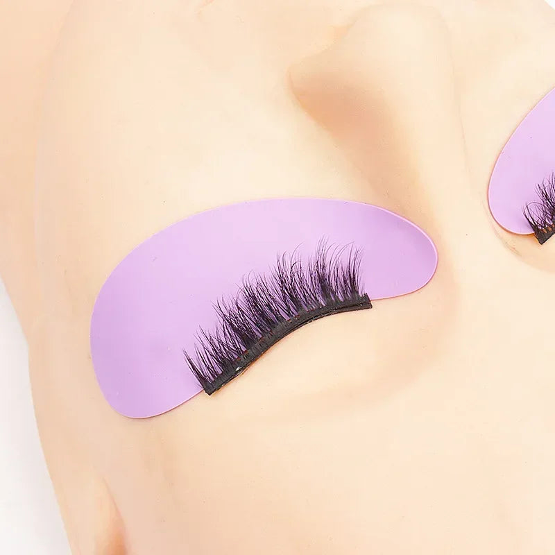 Reusable 1 Pair Eye Pads Silicone Stripe Lash Lift Eyelash Extension Hydrogel Patches Under Eye Gel Patch Makeup Tools - Check It