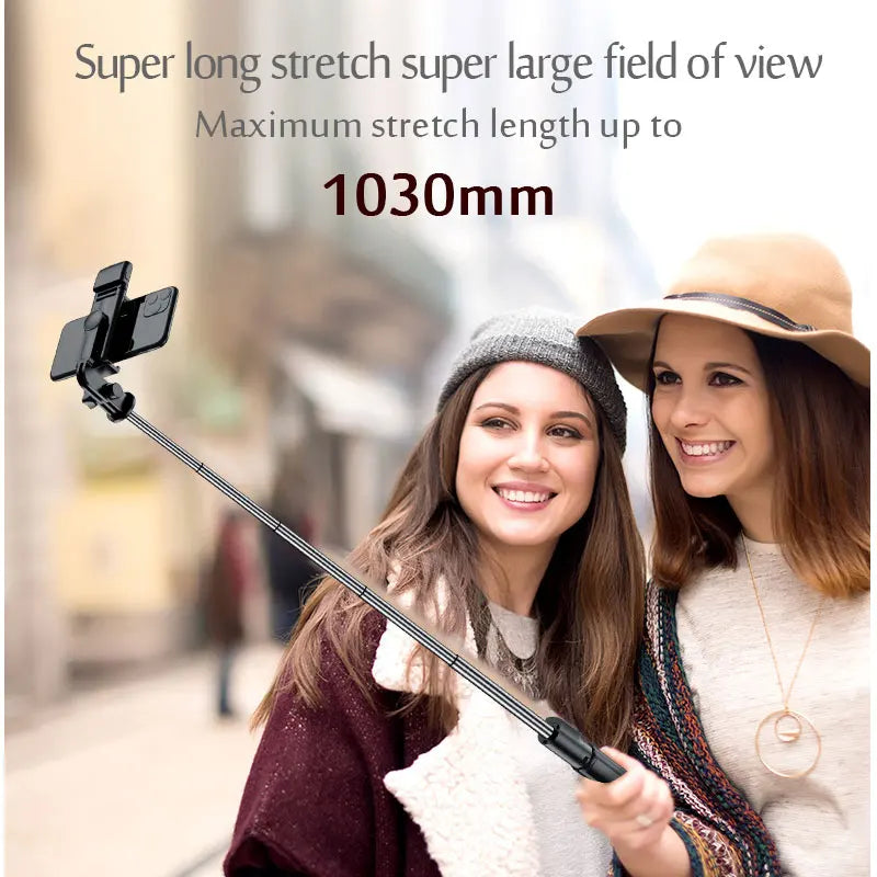 Portable Bluetooth Selfie Stick Retractable Multi-functional - Check It