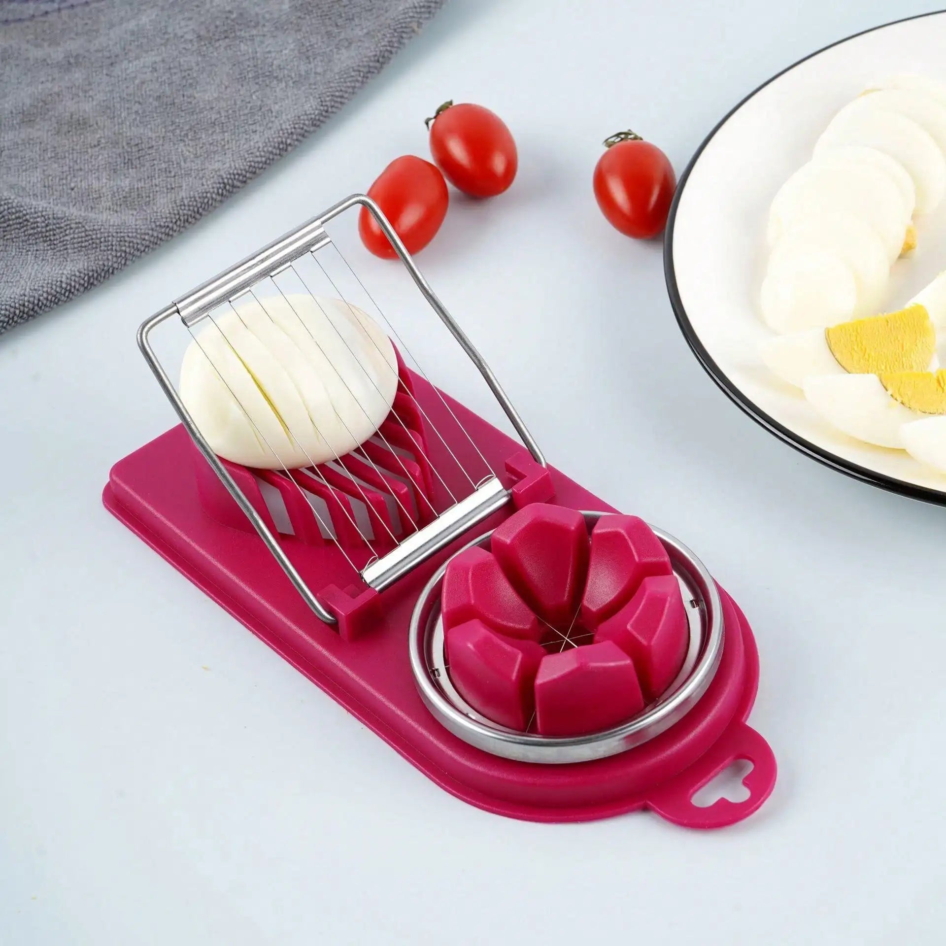 Multi-functional PP Base egg cutter 2-in-1 - Check It