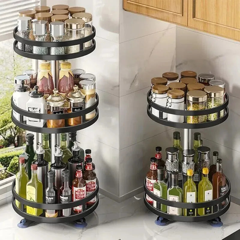 Kitchen Rotation Spice Rack Organiser - Check It
