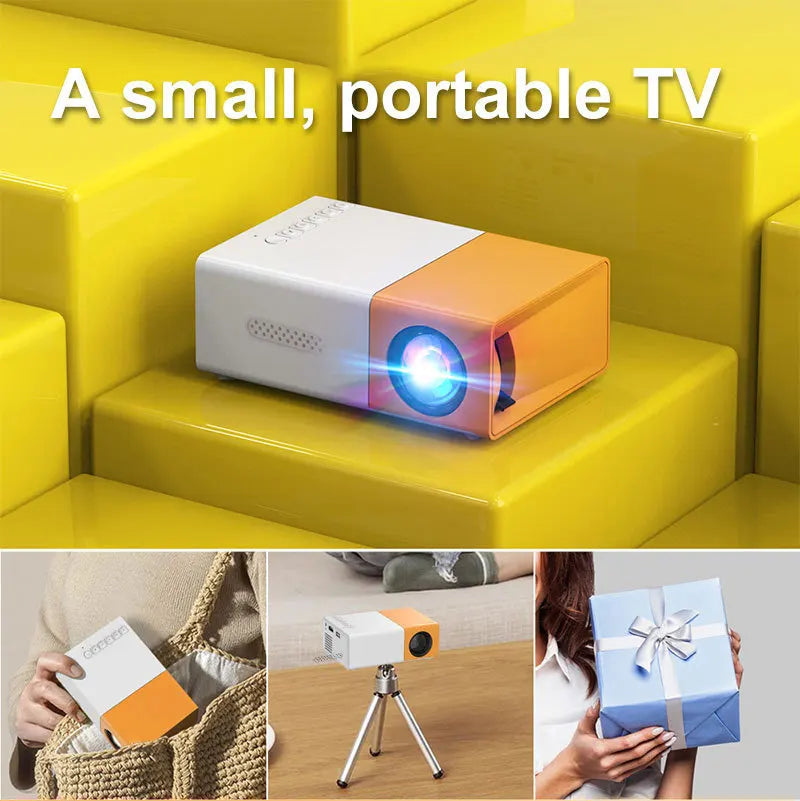 YG300 Mini Projector Portable Projector Wifi Smart 1280 720P Full HD Office Home Theater Video Mini Projector Mobile Projection - Check It