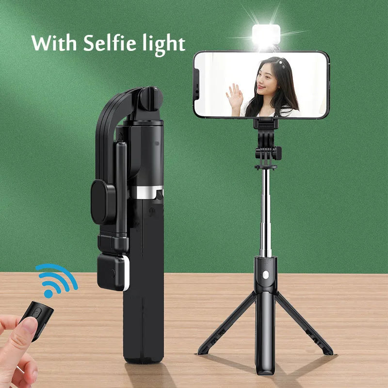 Portable Bluetooth Selfie Stick Retractable Multi-functional - Check It
