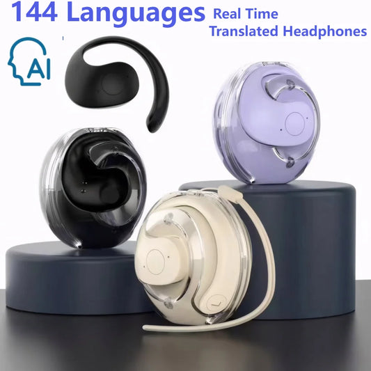 Intelligent Real-time Translation Earbuds- Waterproof - Check It