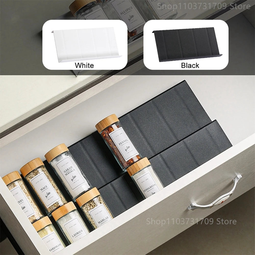 Drawer Spice racks for Kitchen- 4 Layers Adjustable Spice Rack for Spice Jars - Check It