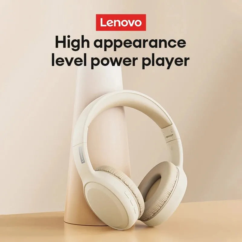 Choice Lenovo TH30 Wireless Headphones Bluetooth 5.3 Earphones Foldable Game Headset Sport Headphone with Mic Music Earbuds - Check It