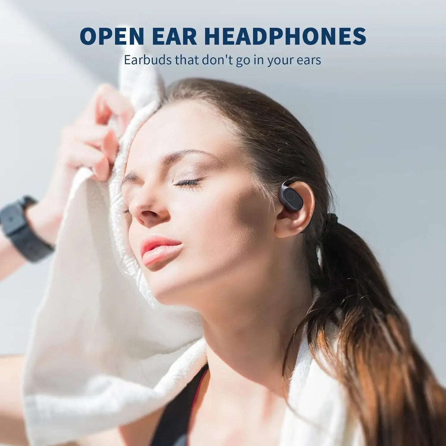 UYUXIO Open Ear Headphones Bluetooth 6.0 Wireless Sports Earbuds with Digital Display - Check It