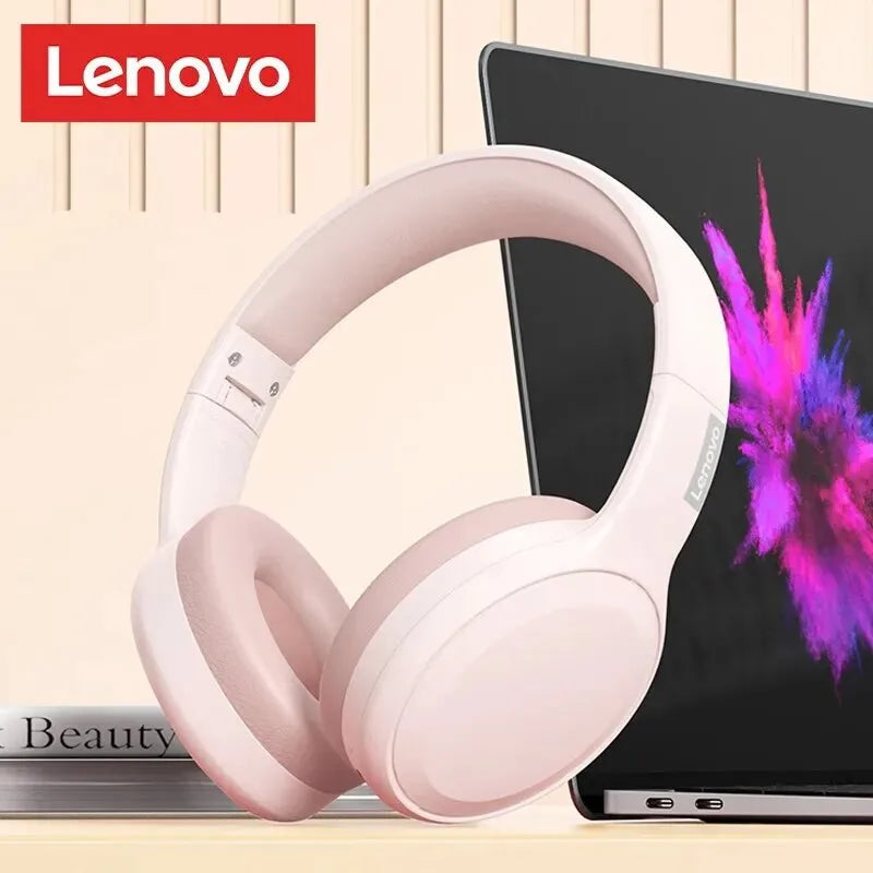 Choice Lenovo TH30 Wireless Headphones Bluetooth 5.3 Earphones Foldable Game Headset Sport Headphone with Mic Music Earbuds - Check It