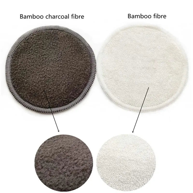 12 Pieces Washable Makeup Remover Pads for All Skin Types - Check It