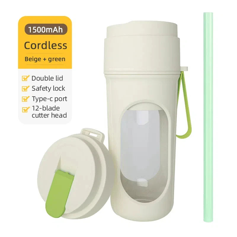 Portable Electric Juicer Blender- USB Charging- 400 ml - Check It