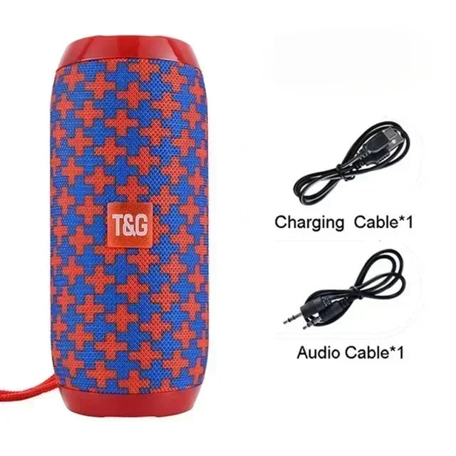 Portable Speaker Wireless  Bluetooth-compatible Sub-woofer Outdoor Waterproof Loudspeaker Stereo Surround Support FM RadioTF - Check It
