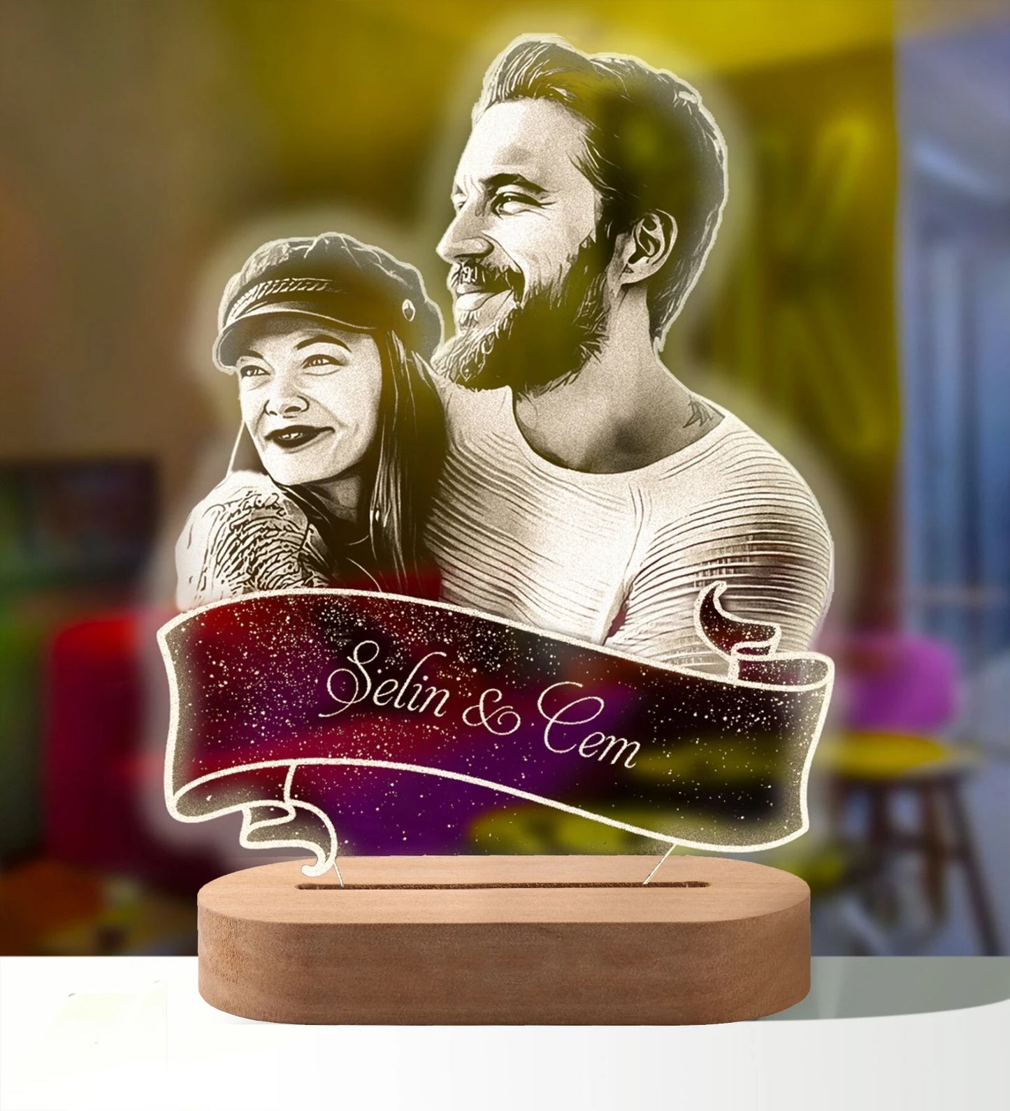 3D Night Light Gift- Customised - Check It