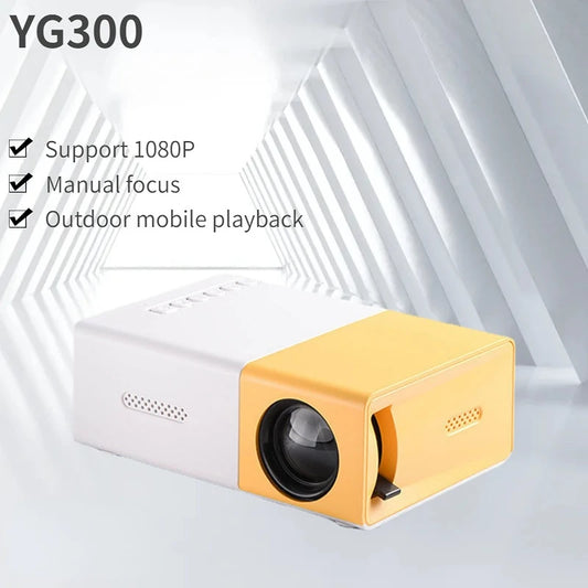 YG300 Mini Projector Portable Projector Wifi Smart 1280 720P Full HD Office Home Theater Video Mini Projector Mobile Projection - Check It