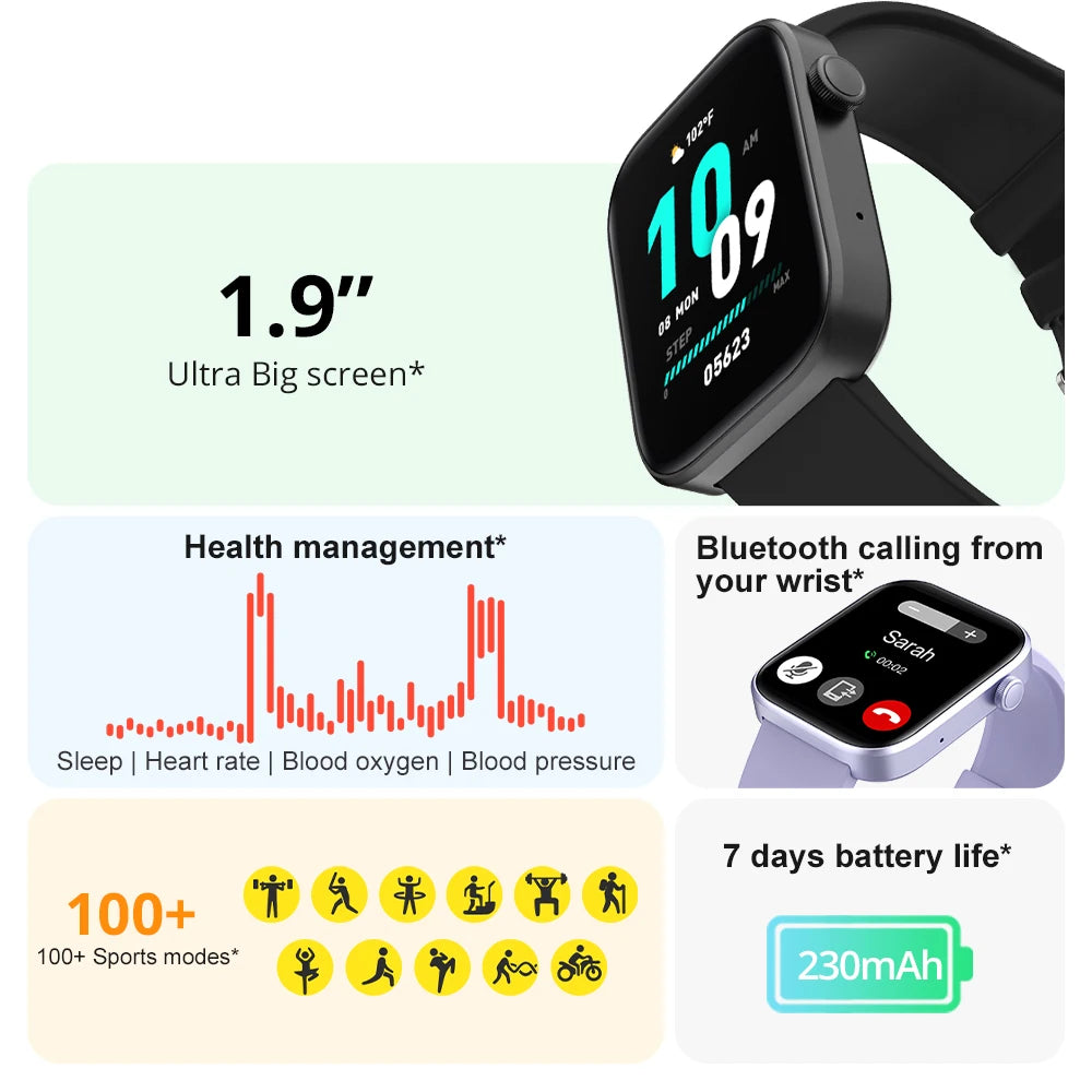 COLMI P71 Smartwatch for Men And Women with Voice Calling Health Monitoring IP68 Waterproof Smart Notifications Voice Assistant - Check It