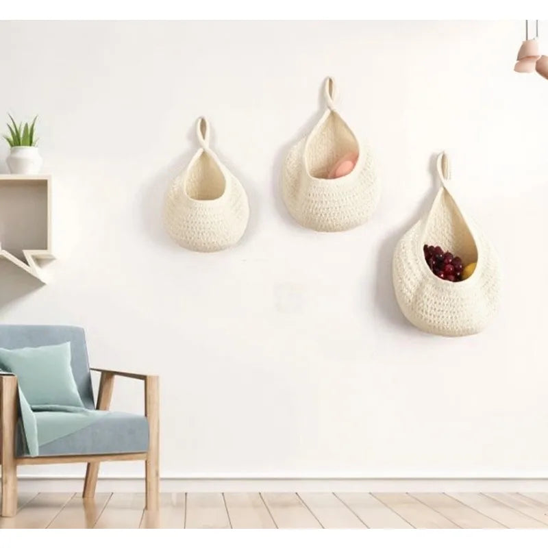 Macrame Baskets Boho Style Pack of 3 - Check It